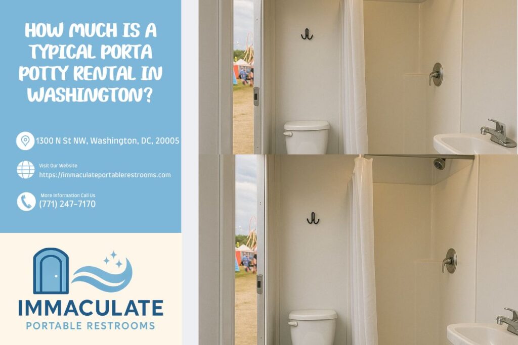 How Much Is A Typical Porta Potty Rental in Washington