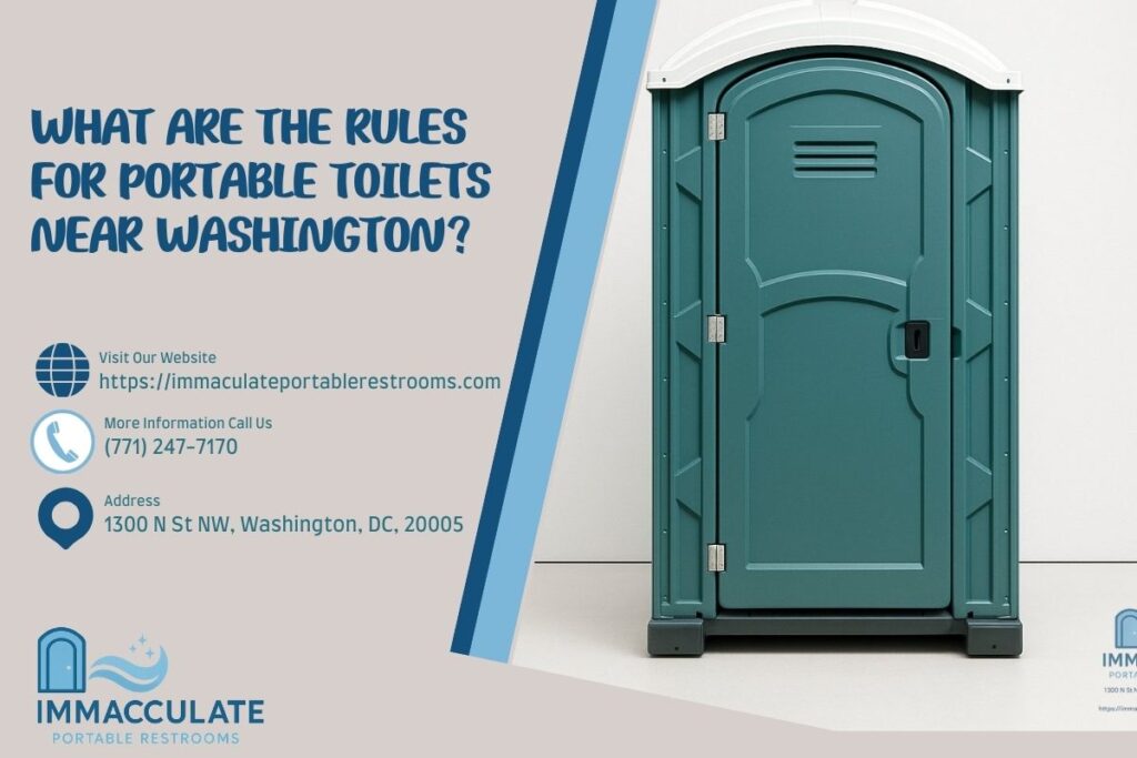 What Are The Rules For Portable Toilets near Washington